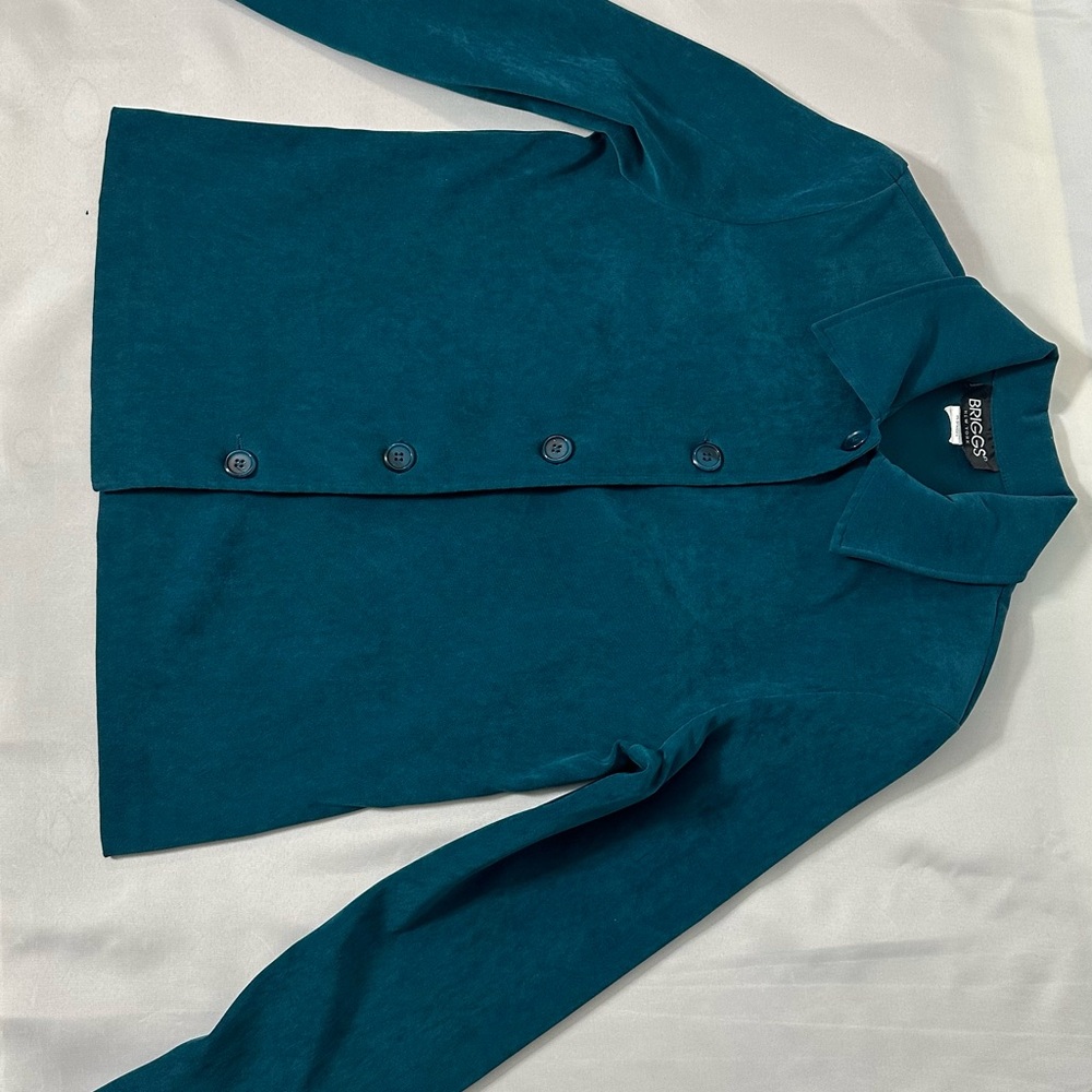 ⭐️5/25⭐️Briggs New York Teal Cardigan